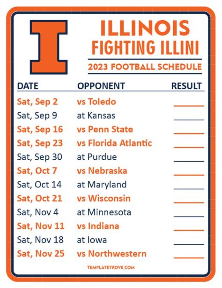 2023 Northern Illinois Football Schedule