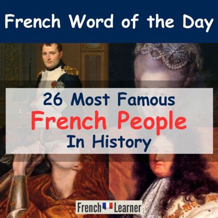 30 most famous people from France throughout history