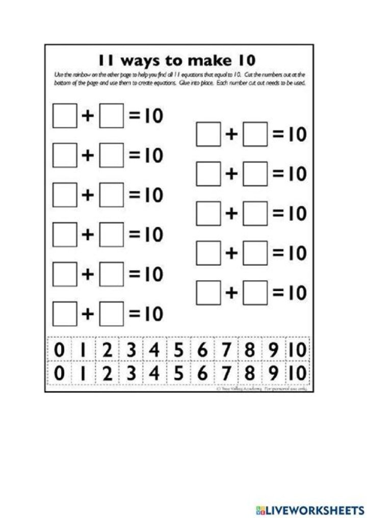 9 Combinations of 10