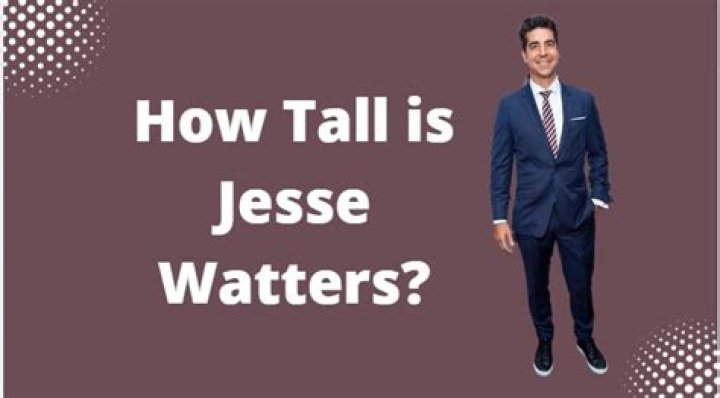How Tall Is Jesse Watters?