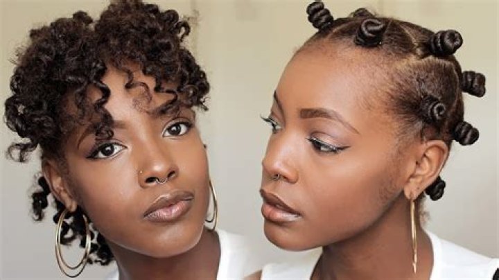 How to make Bantu knots with natural hair