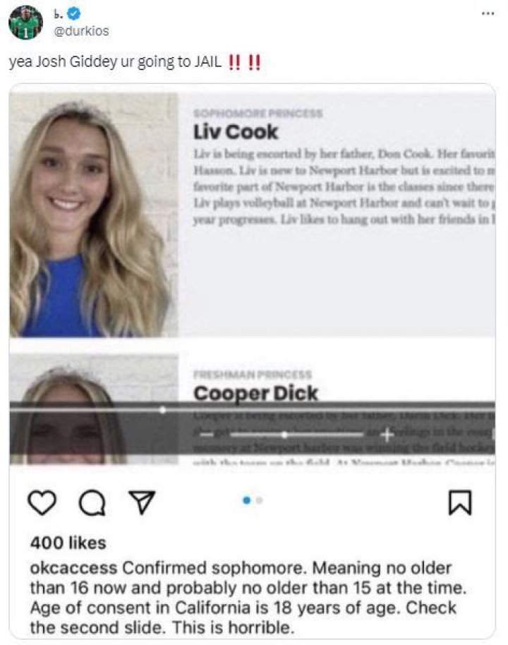 Josh Giddey OnlyFans: Livvy Cook Video Issue