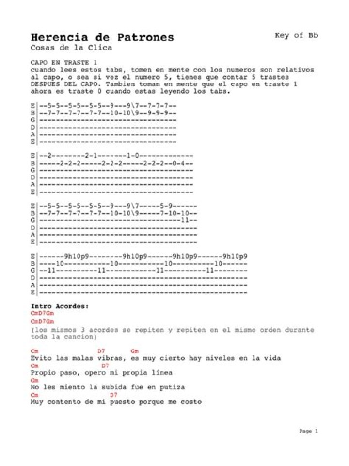 Lyrics & Translations of Intro by Herencia De Patrones