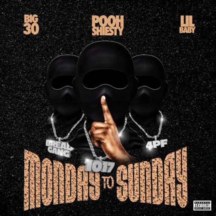 Lyrics & Translations of Monday To Sunday by Pooh Shiesty