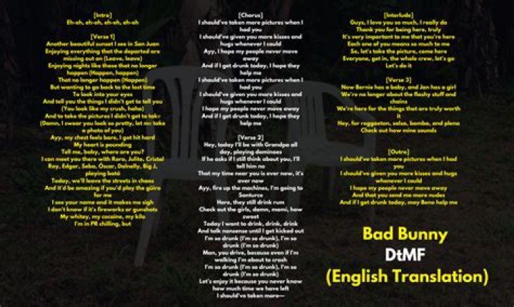 Lyrics & Translations of No Te Hagas by Bad Bunny