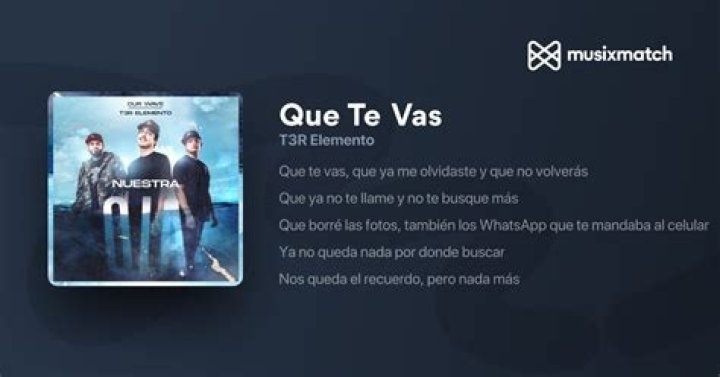 Lyrics & Translations of Te Vas by Boy Pablo
