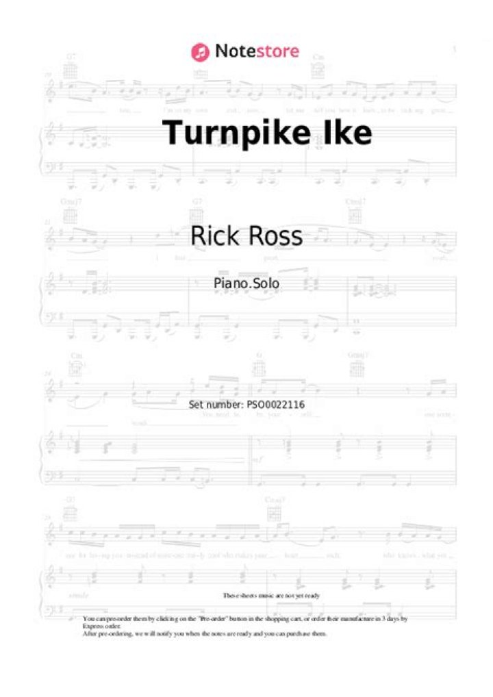 Lyrics & Translations of Turnpike Ike by Rick Ross
