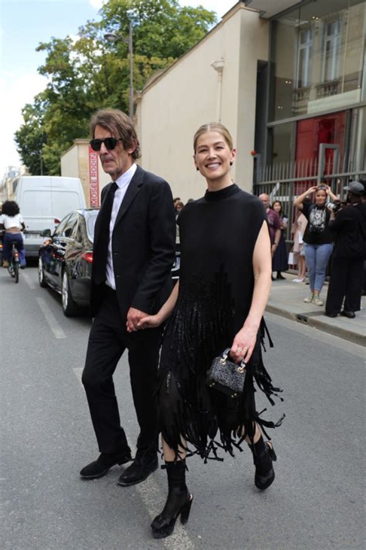 
Meet Atom Uniacke – Photos of Rosamund Pike’s son with Partner Robie Uniacke
