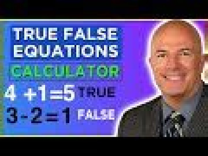 True False Equations Calculator