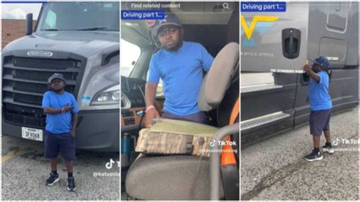 “Wear Safety Belt”: Short Man Driving Big Truck in US Configures Pedals, Makes Them Long to Reach His Legs